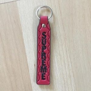 Supreme S/S12 Leather Keychain